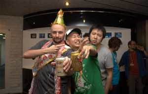社内で誕生日パーティー！