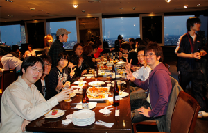 新人歓迎会　宴会の様子
