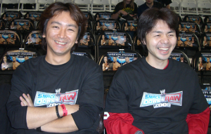 おそろいのWWE応援Tシャツ